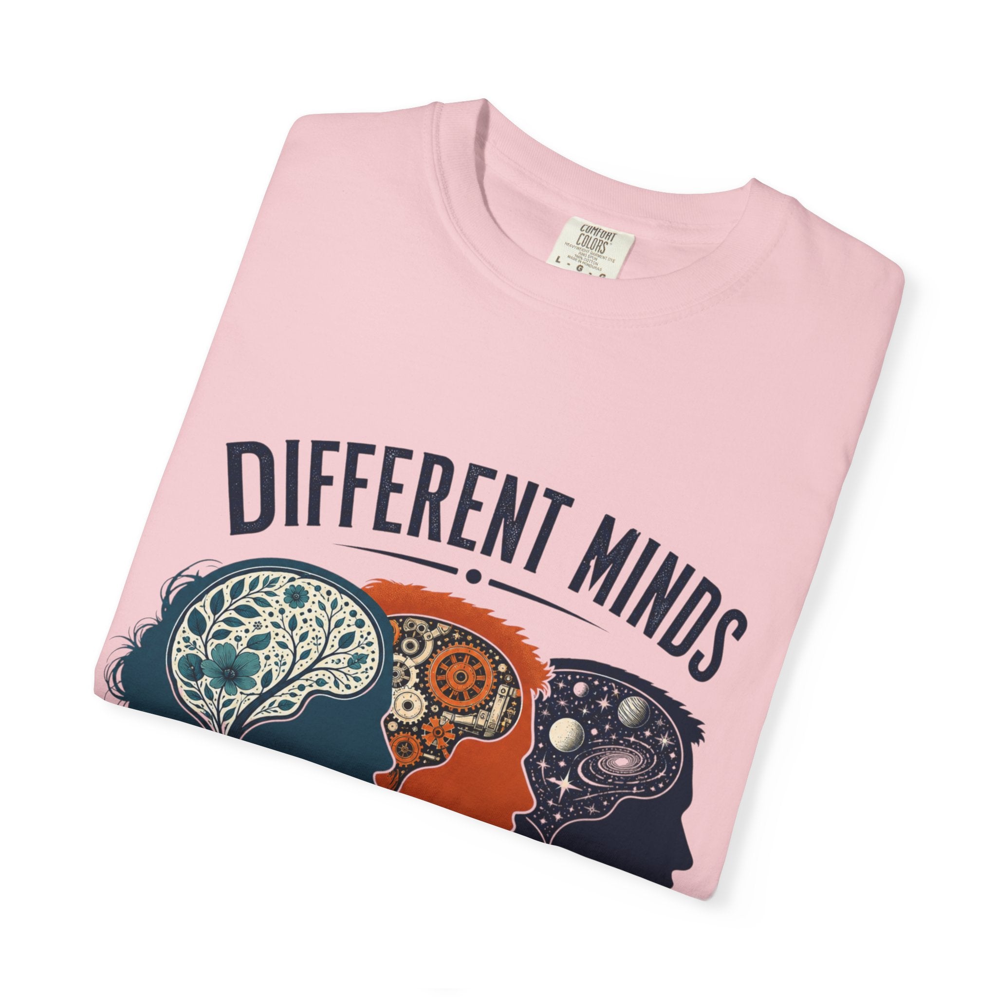 Different Minds Shared Humanity T-Shirt — Unity & Neurodiversity Awareness Tee