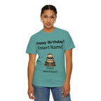 Birthday Cake Personalized T‑Shirt — "Happy Birthday! [Insert Name]" Customizable Tee