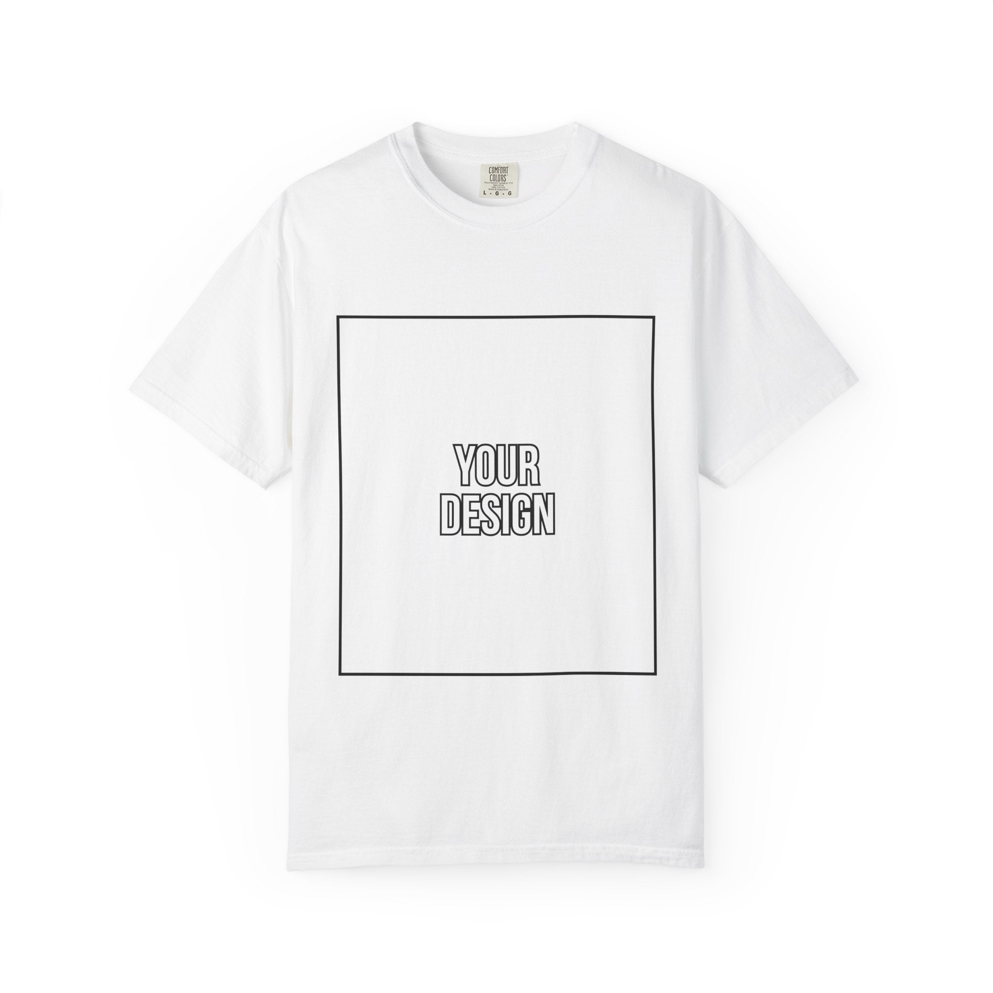 Classic Crewneck T‑Shirt — Custom Front Print Template