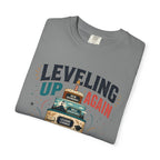 Leveling Up Again T-Shirt — "Making Memories Since Day One" Gamer Birthday Tee
