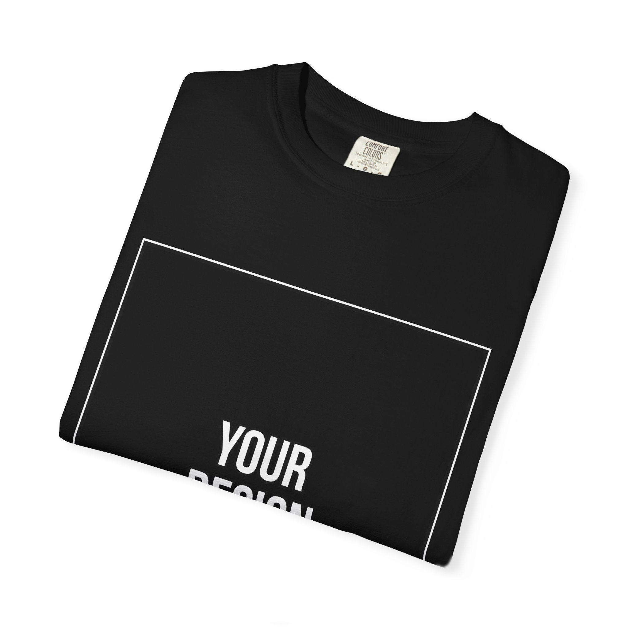 Classic Crewneck T‑Shirt — Custom Front Print Template