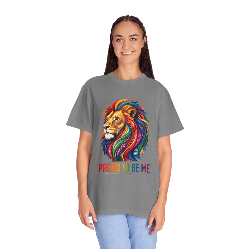 Proud to Be Me Lion T-Shirt — Rainbow Mane Pride Tee