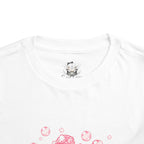 1st Birthday Toddler Tee — Pink Bubble Number "1" Happy Birthday Shirt