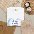 New Baby Congratulations T-Shirt — 'So tiny, so perfect, so loved beyond measure' Baby Boy Celebration Tee