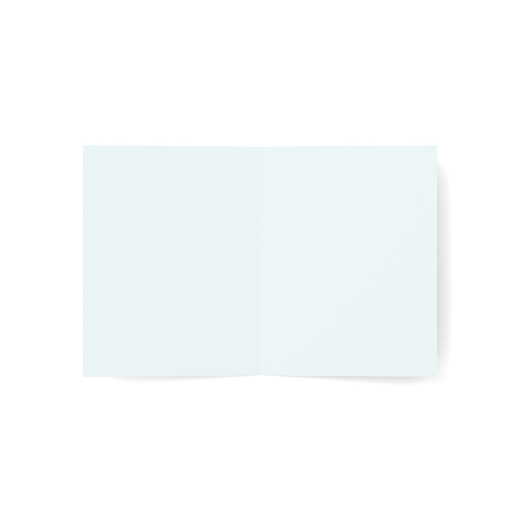 1st Birthday Bubble Number Greeting Card — Blue "Happy Birthday" Kids Card (1/10/30/50 pcs)