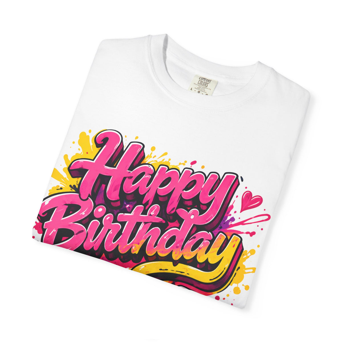 Happy Birthday Sneaker Tee — "Walk Your Own Path in Style" Adult Graphic T-Shirt