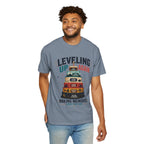 Leveling Up Again T-Shirt — "Making Memories Since Day One" Gamer Birthday Tee