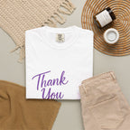 Thank You Butterfly T-Shirt — Lavender Watercolor Gratitude Tee