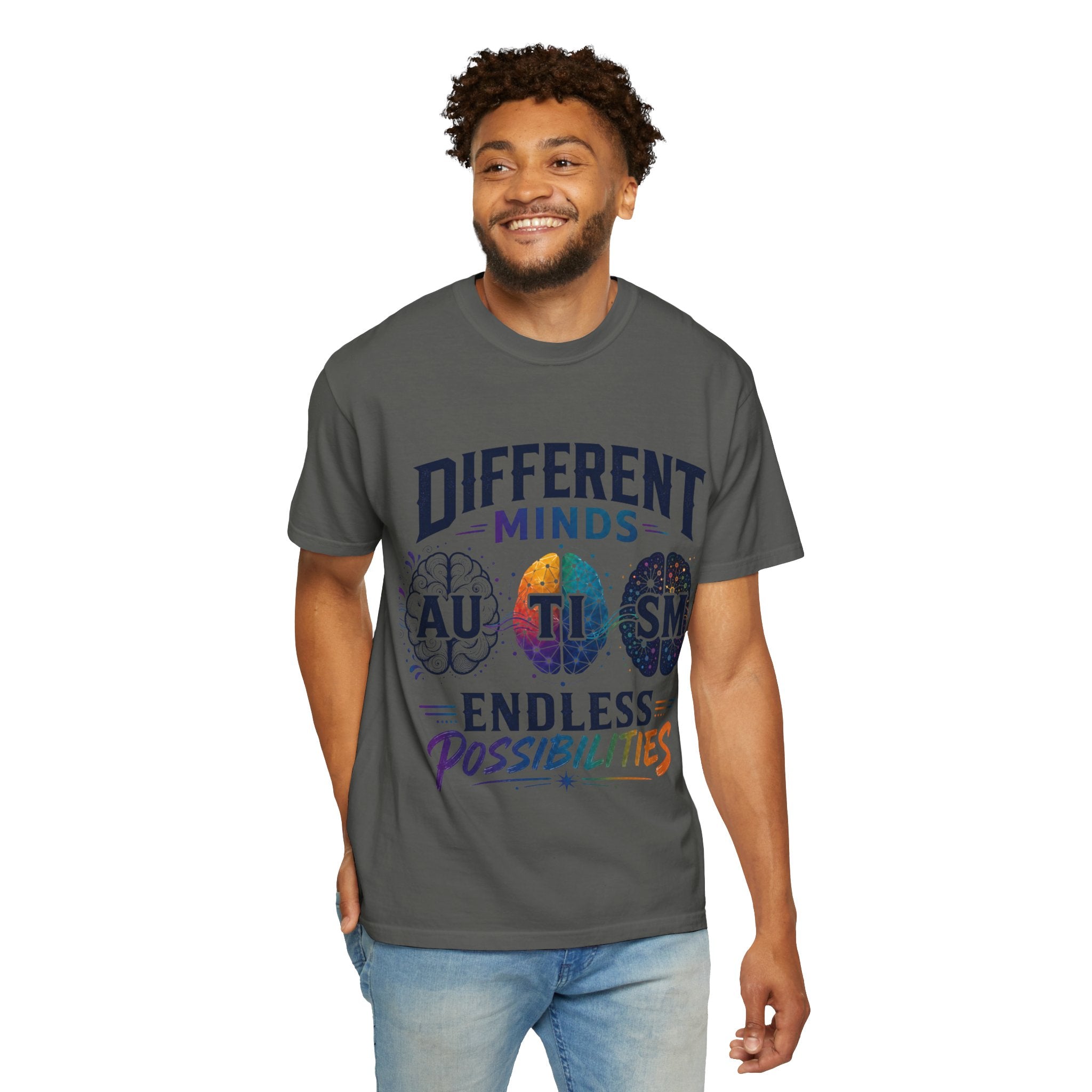 Autism Awareness T-Shirt — "Different Minds, Endless Possibilities"