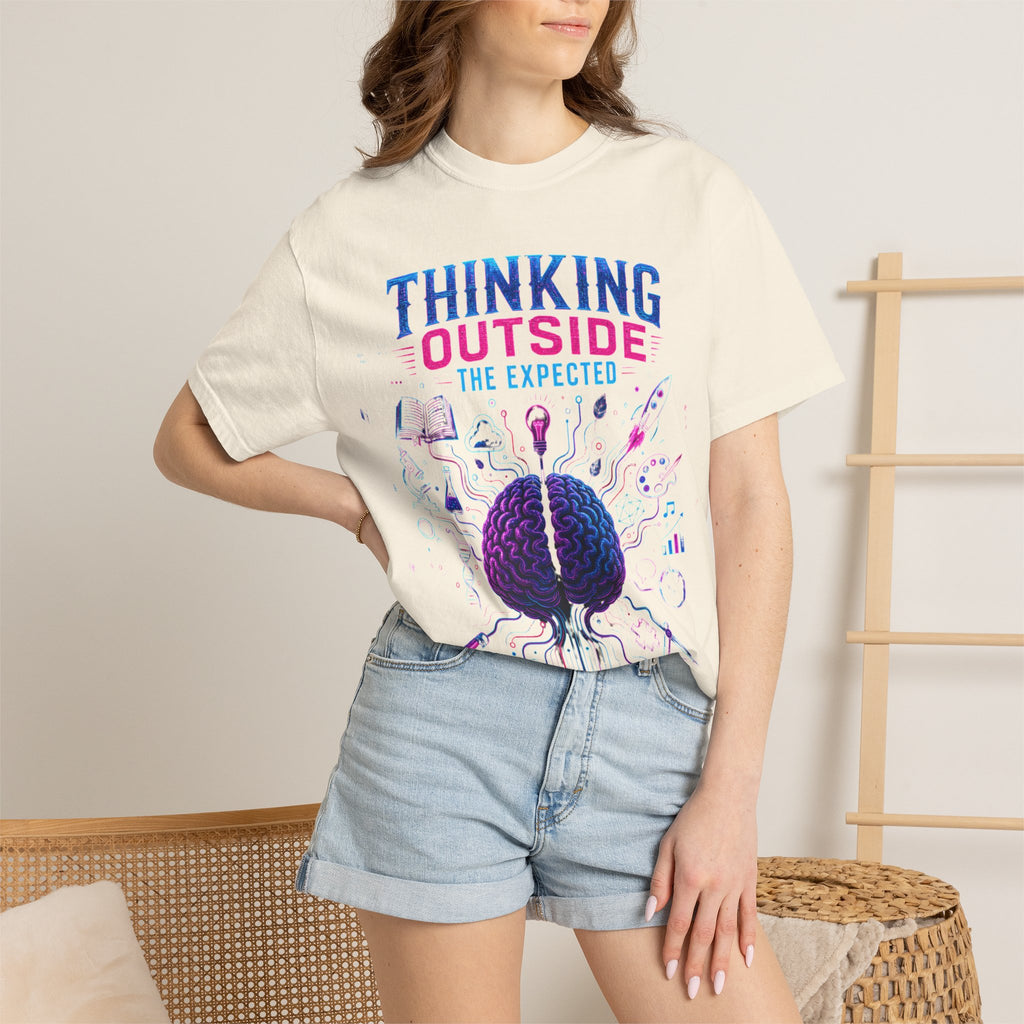Thinking Outside the Expected T-Shirt — Creative Brain Graphic Tee