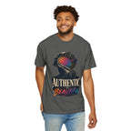 Authentic Is Beautiful Graphic T-Shirt — Pride Rainbow Mind Empowerment Tee