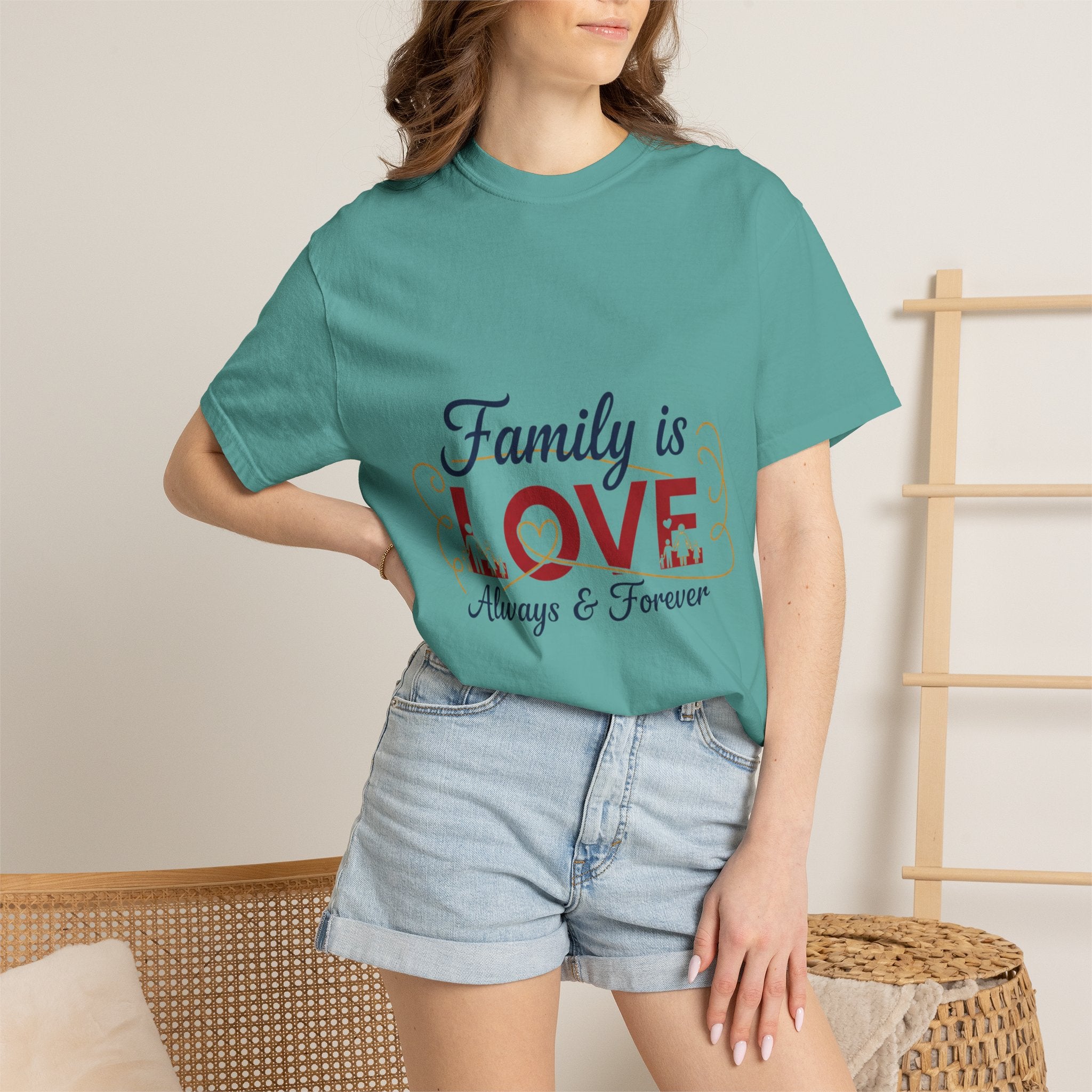 Family Is Love T-Shirt – "Family is Love Always & Forever" Graphic Tee
