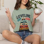 Leveling Up Again T-Shirt — "Making Memories Since Day One" Gamer Birthday Tee