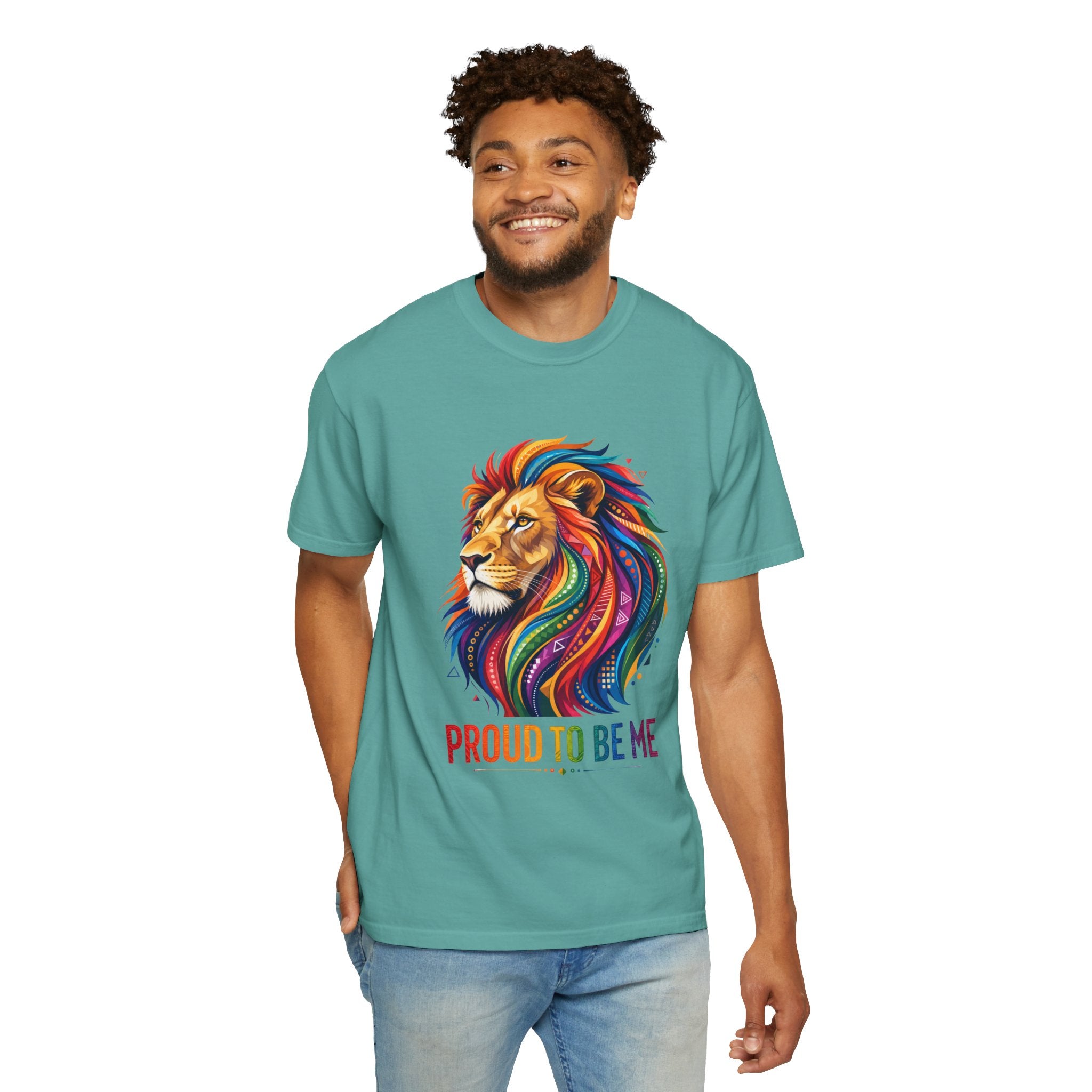 Proud to Be Me Lion T-Shirt — Rainbow Mane Pride Tee