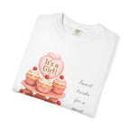 Baby Shower T-Shirt — "It's a Girl!" Cupcake Congratulations Tee
