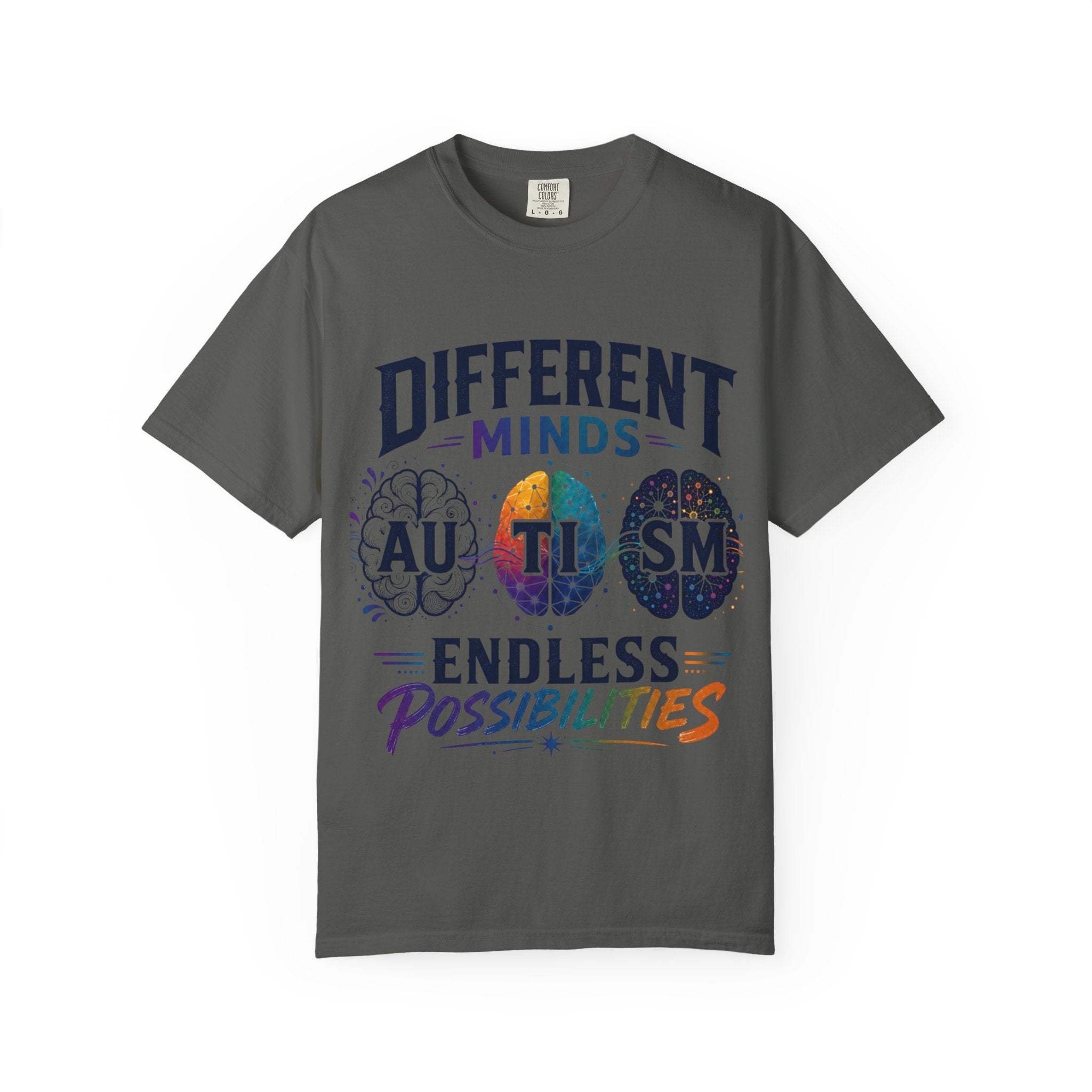 Autism Awareness T-Shirt — "Different Minds, Endless Possibilities"