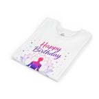 Happy Birthday Yoga Kid Tee — Youth Meditation Birthday T-Shirt