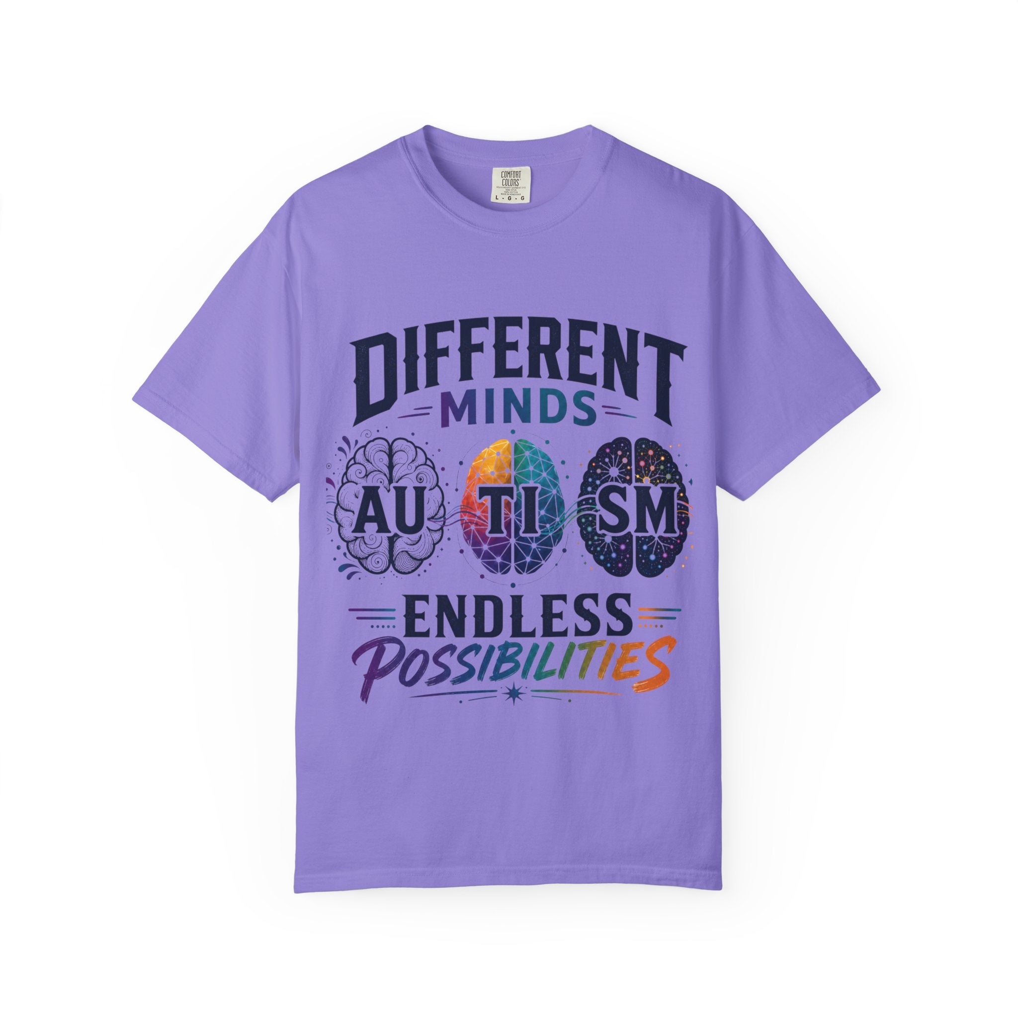 Autism Awareness T-Shirt — "Different Minds, Endless Possibilities"