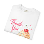 Thank You Cupcake T-Shirt — Cute Cherry Cupcake Graphic Tee