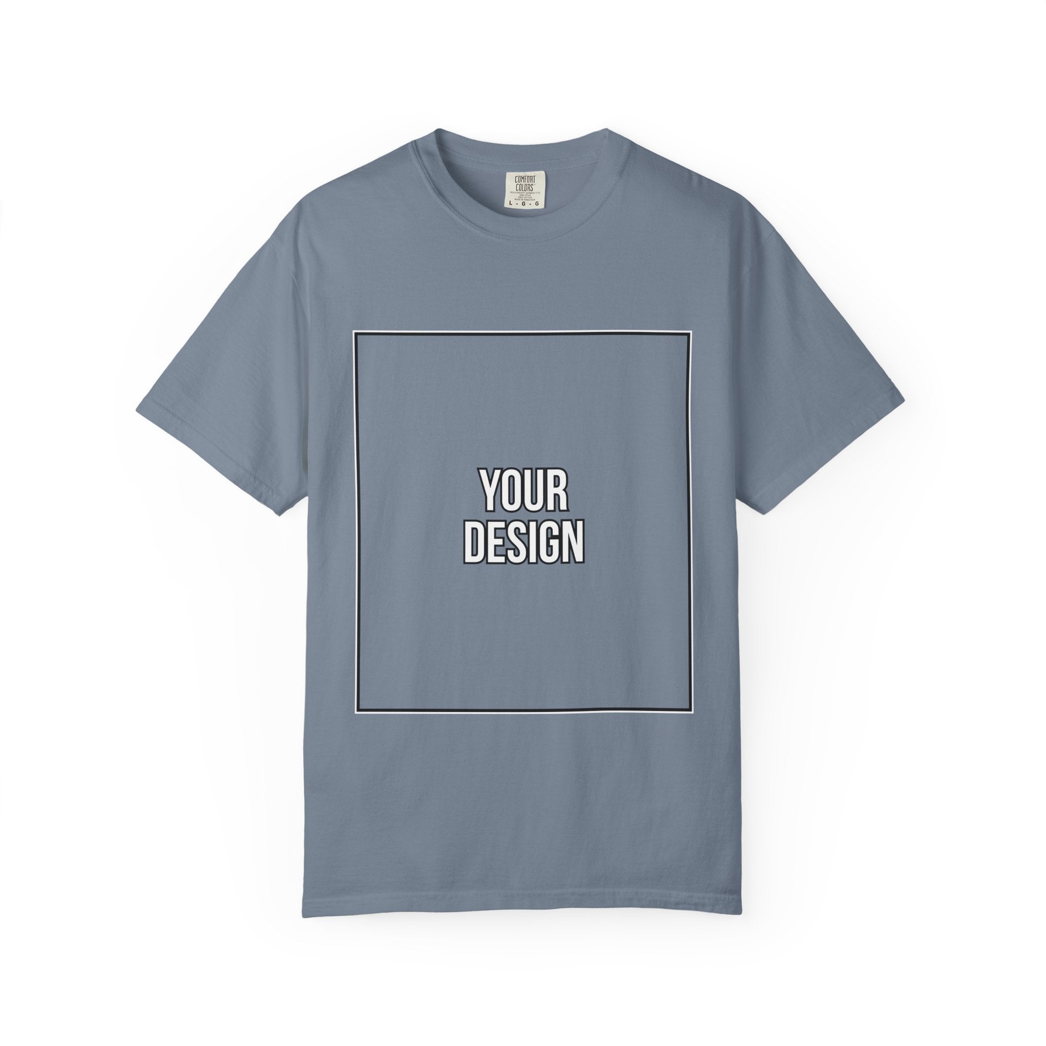 Classic Crewneck T‑Shirt — Custom Front Print Template