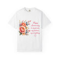 Anniversary Floral T-Shirt — "Happy Anniversary to my person, my partner, my everything"