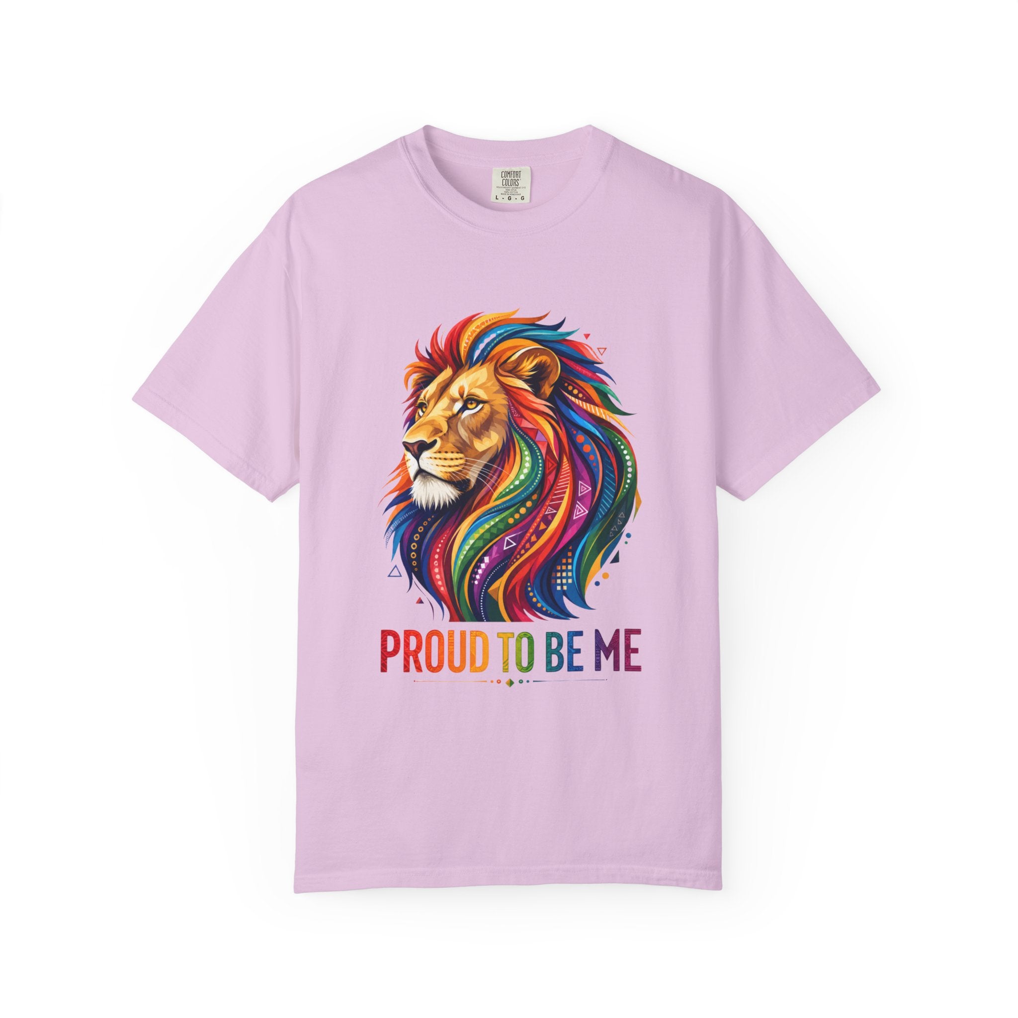 Proud to Be Me Lion T-Shirt — Rainbow Mane Pride Tee