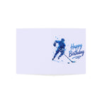Hockey Player "Happy Birthday" Greeting Card — Sports Birthday Card (1/10/30/50 pcs)