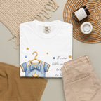 New Baby Boy Congratulations T-Shirt — Blue Onesie Baby Shower Gift