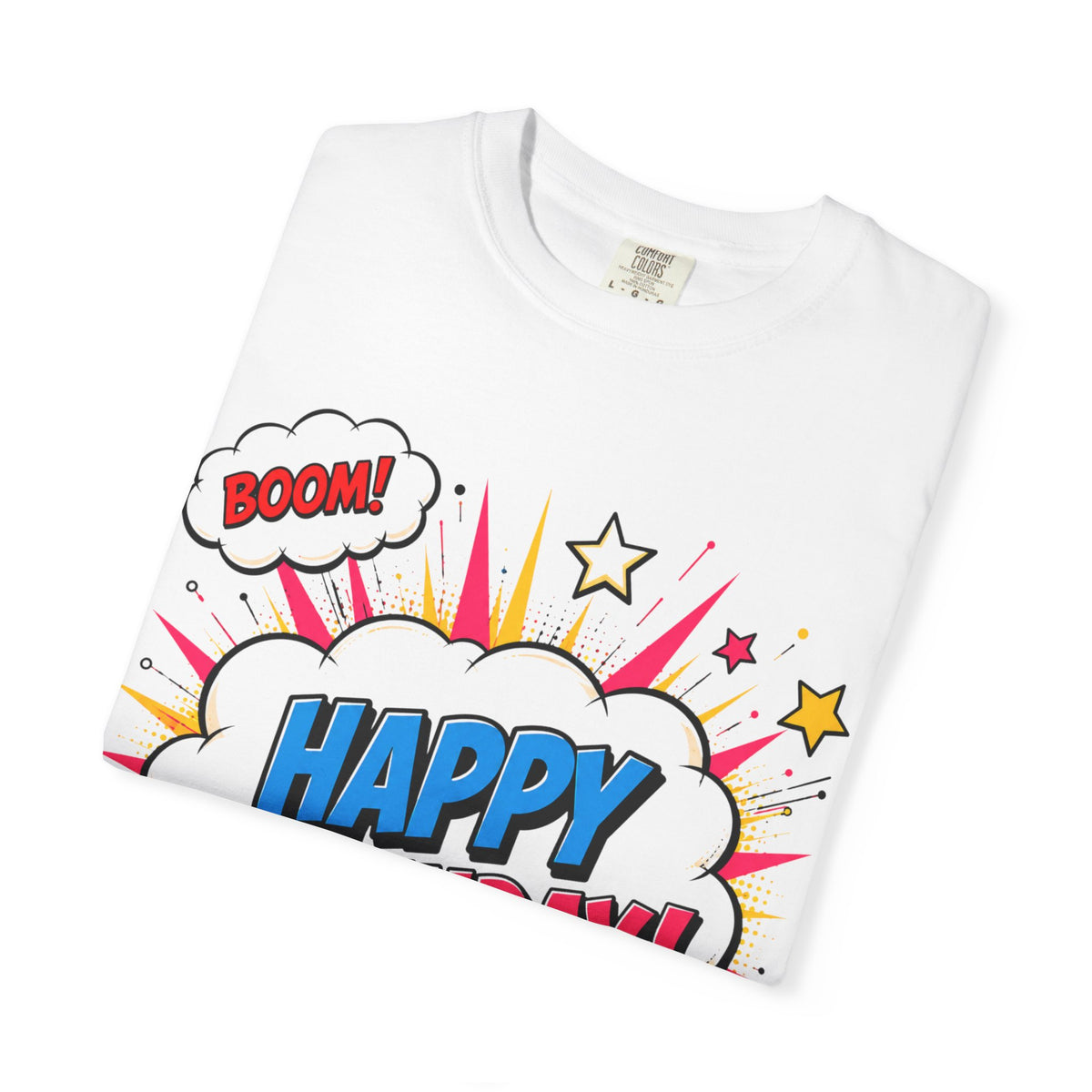 Happy Birthday Comic Adult T-Shirt