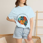 Autistic Neurodiversity Puzzle Brain T-Shirt — "Celebrate Neuro-Autistic Diversity"