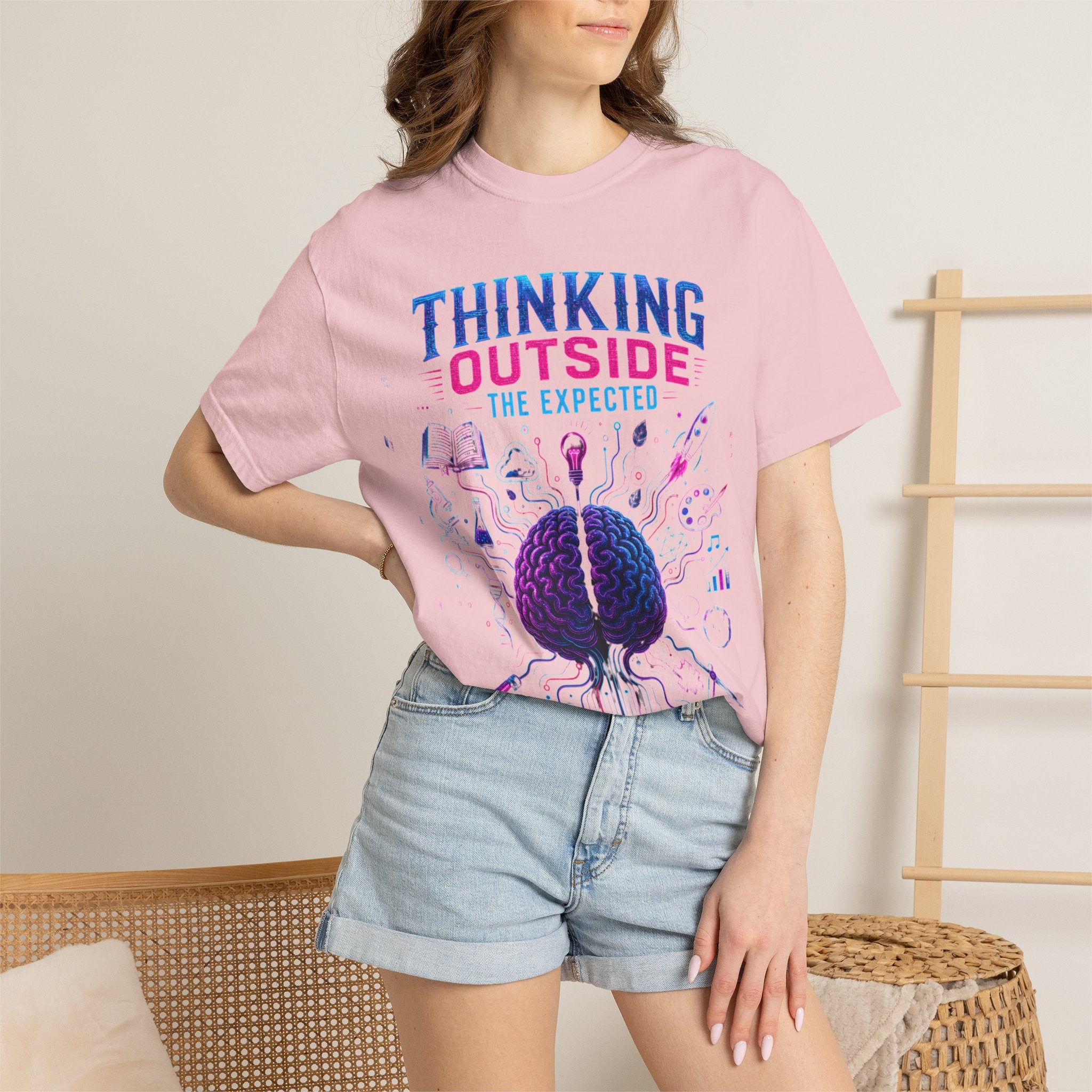 Thinking Outside the Expected T-Shirt — Creative Brain Graphic Tee