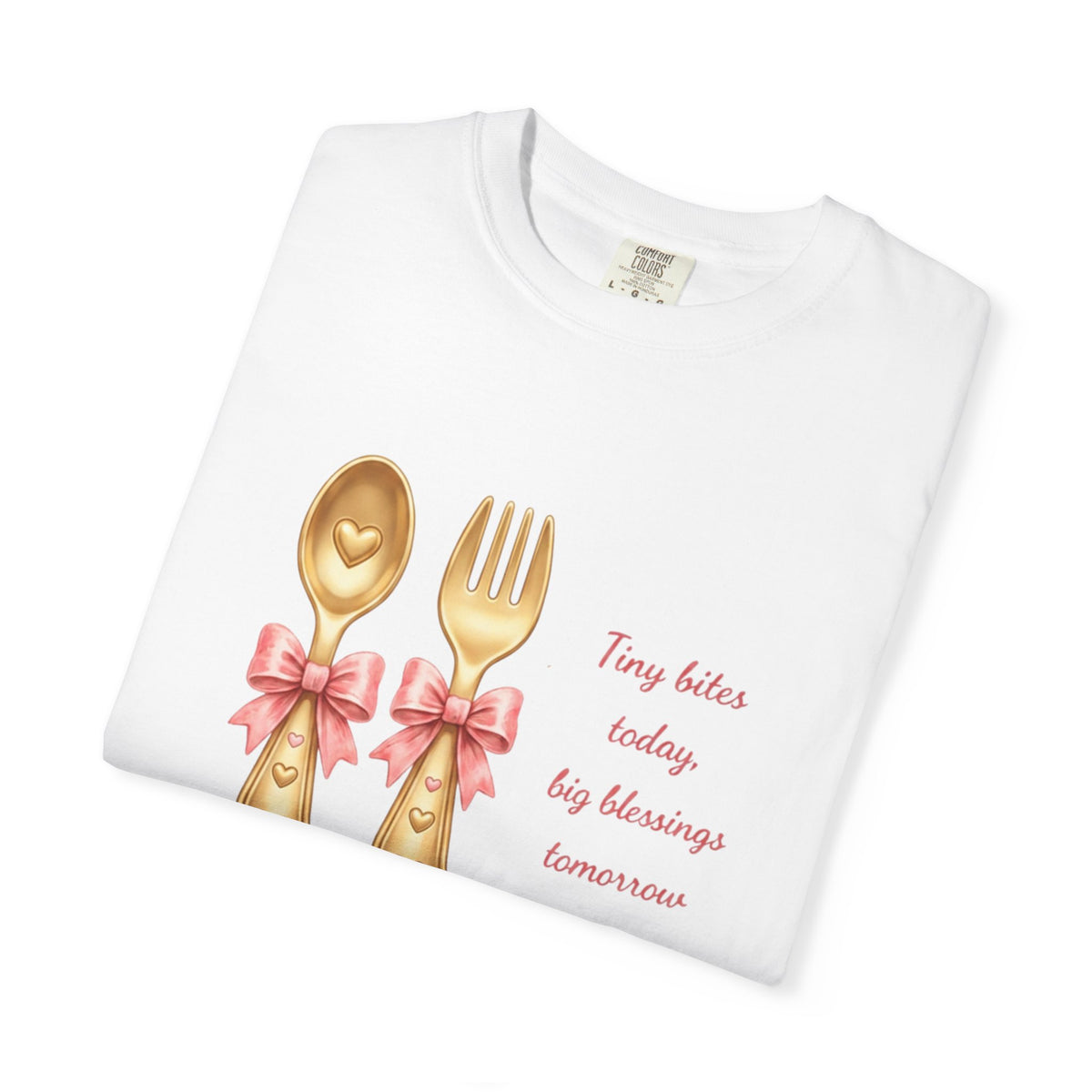 Congratulations Cutlery T-Shirt — Cute Spoon & Fork Congrats Tee