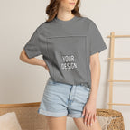 Classic Crewneck T‑Shirt — Custom Front Print Template