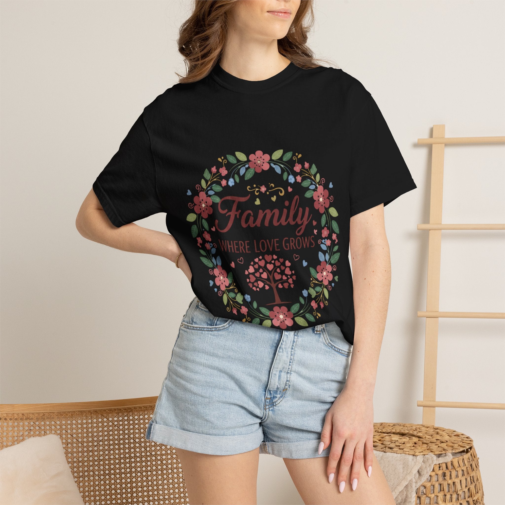 Family Where Love Grows T-Shirt