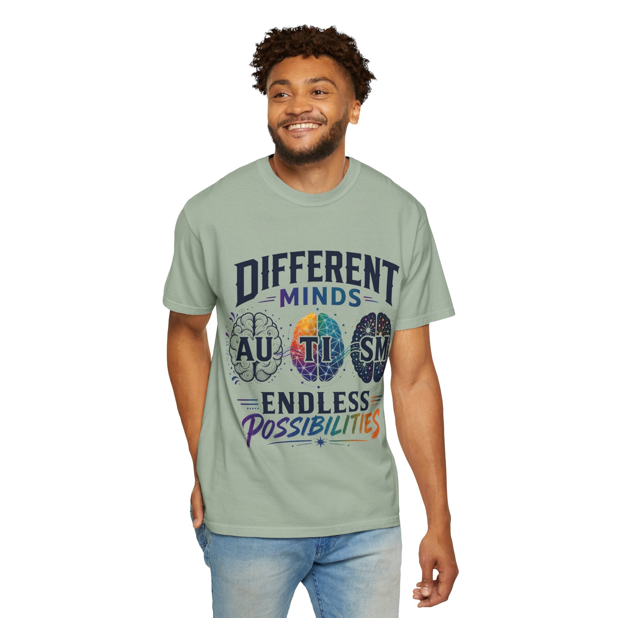 Autism Awareness T-Shirt — "Different Minds, Endless Possibilities"