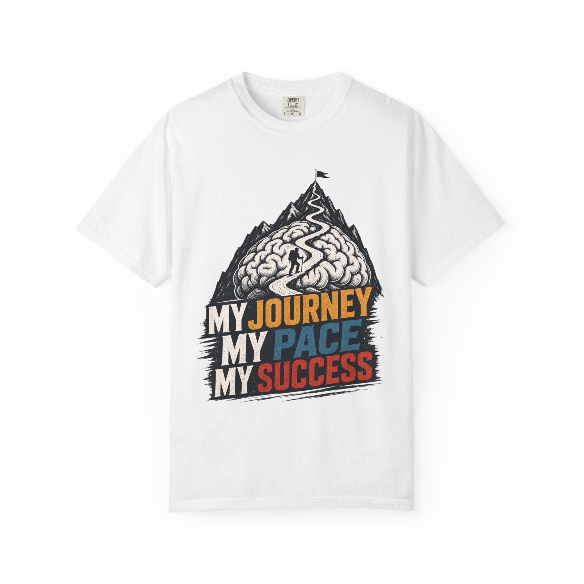 My Journey My Pace My Success T-Shirt — Motivational Mountain Graphic Tee