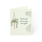 Missing You Card – "Can't wait to be in your arms again" Sympathy/Long-Distance Greeting Card
