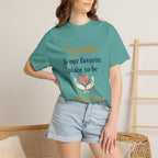 Together Is Our Favorite Place To Be - Romantic Heart T-Shirt