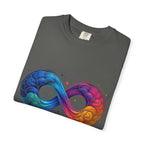 Autism Acceptance T-Shirt — Infinity Puzzle Rainbow Design