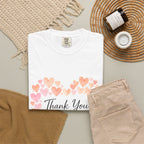 Thank You Heart T-Shirt — "Thank You for Your Love and Support"