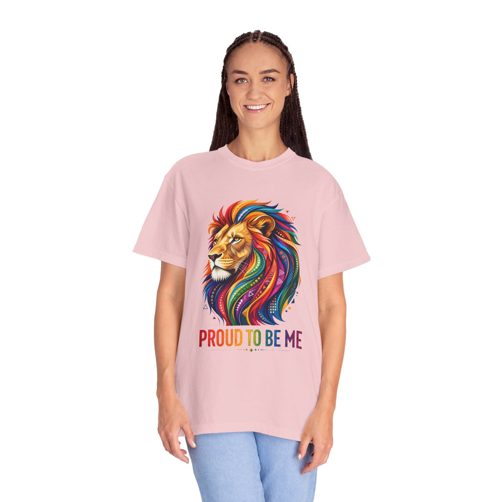 Proud to Be Me Lion T-Shirt — Rainbow Mane Pride Tee