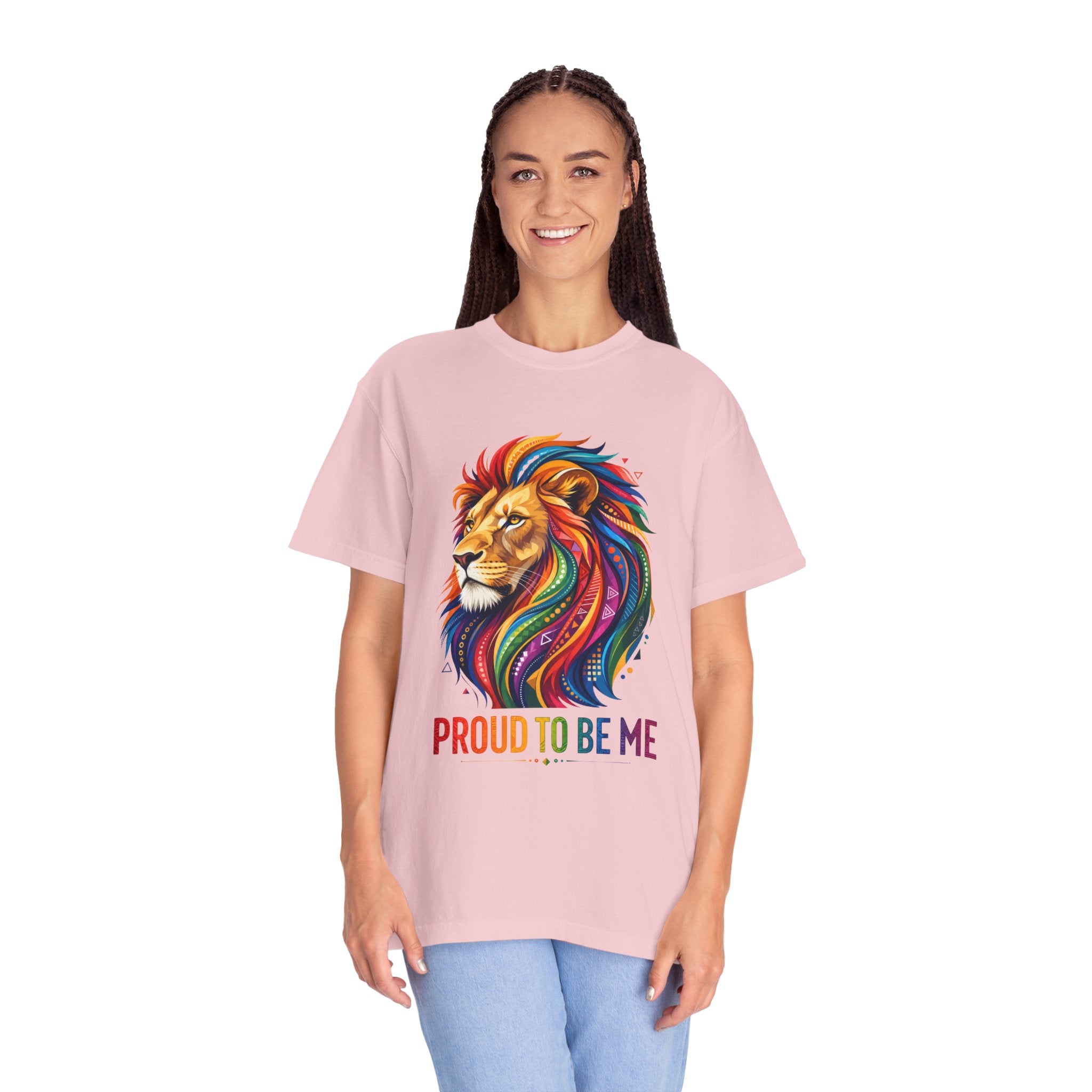 Proud to Be Me Lion T-Shirt — Rainbow Mane Pride Tee