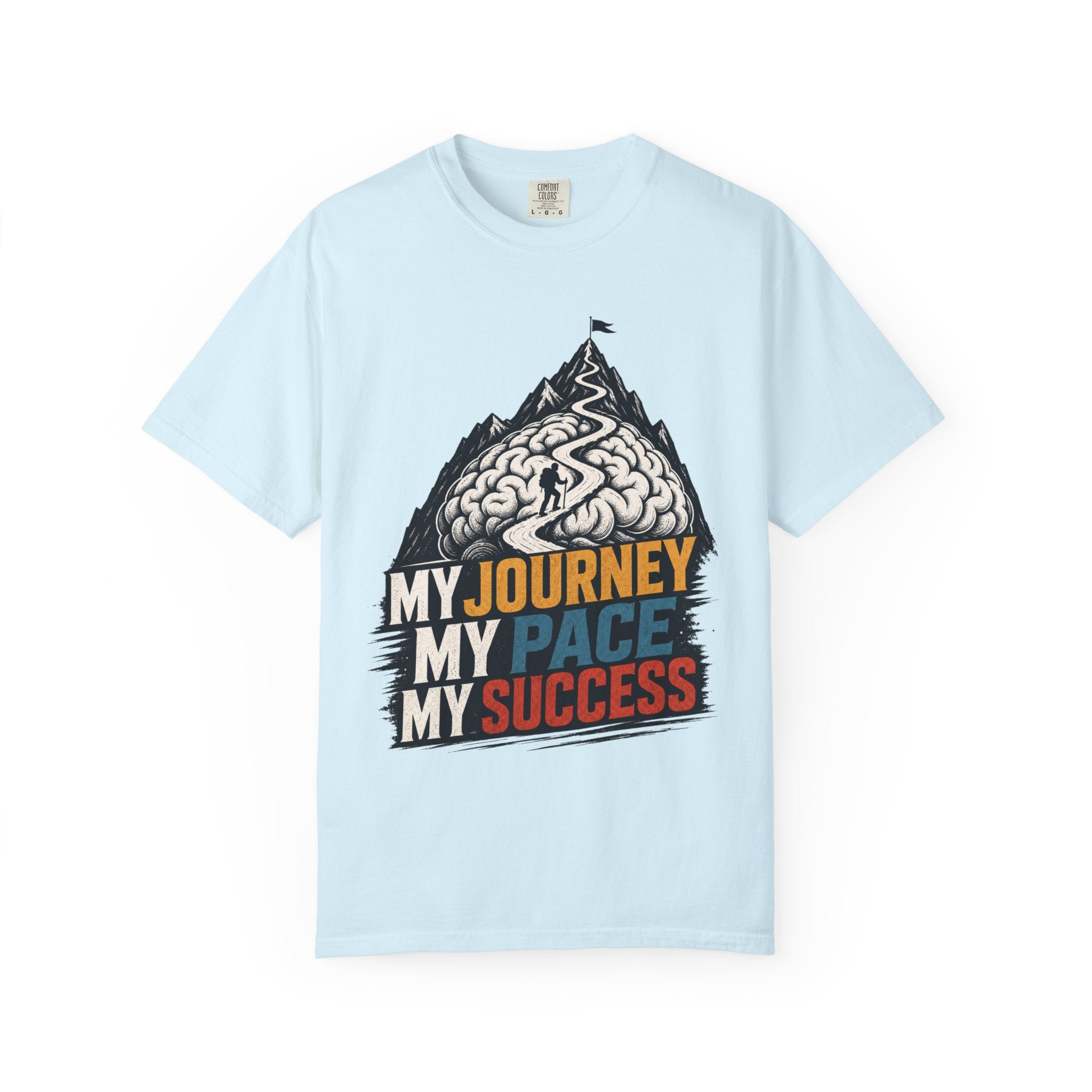 My Journey My Pace My Success T-Shirt — Motivational Mountain Graphic Tee
