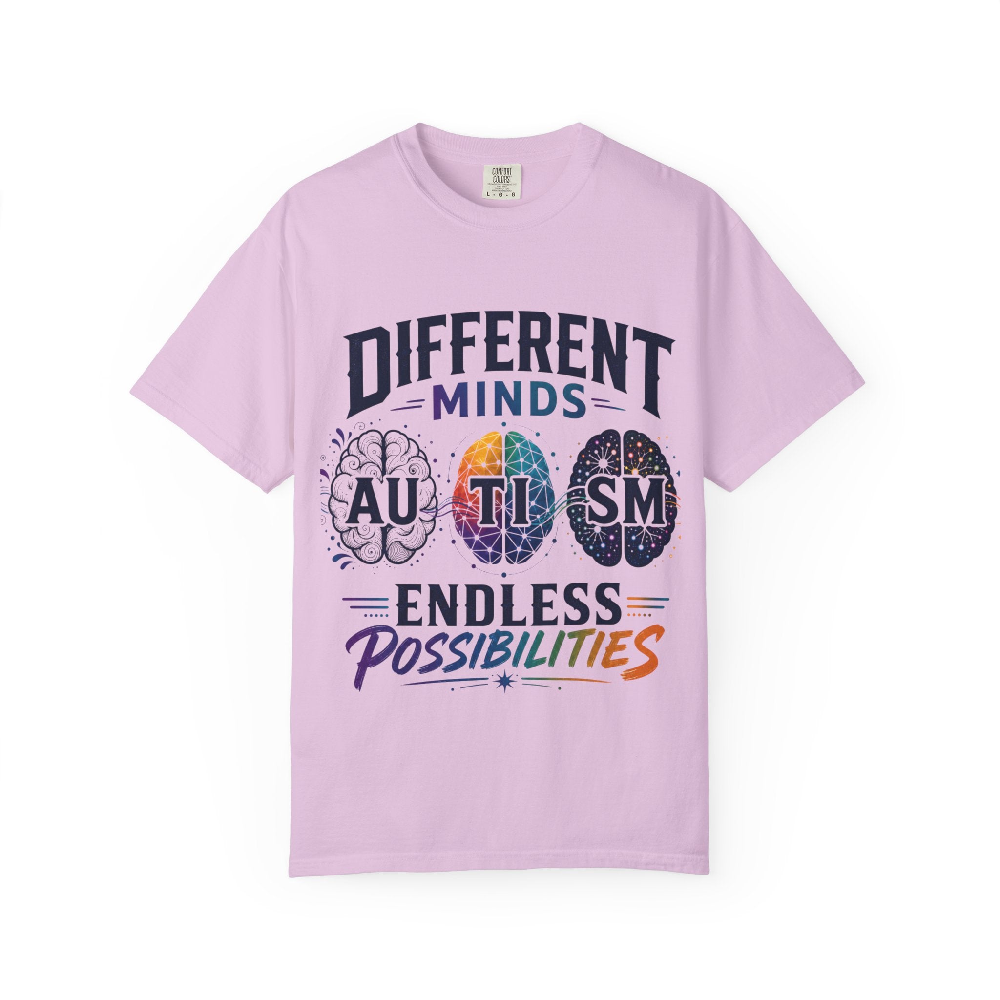 Autism Awareness T-Shirt — "Different Minds, Endless Possibilities"