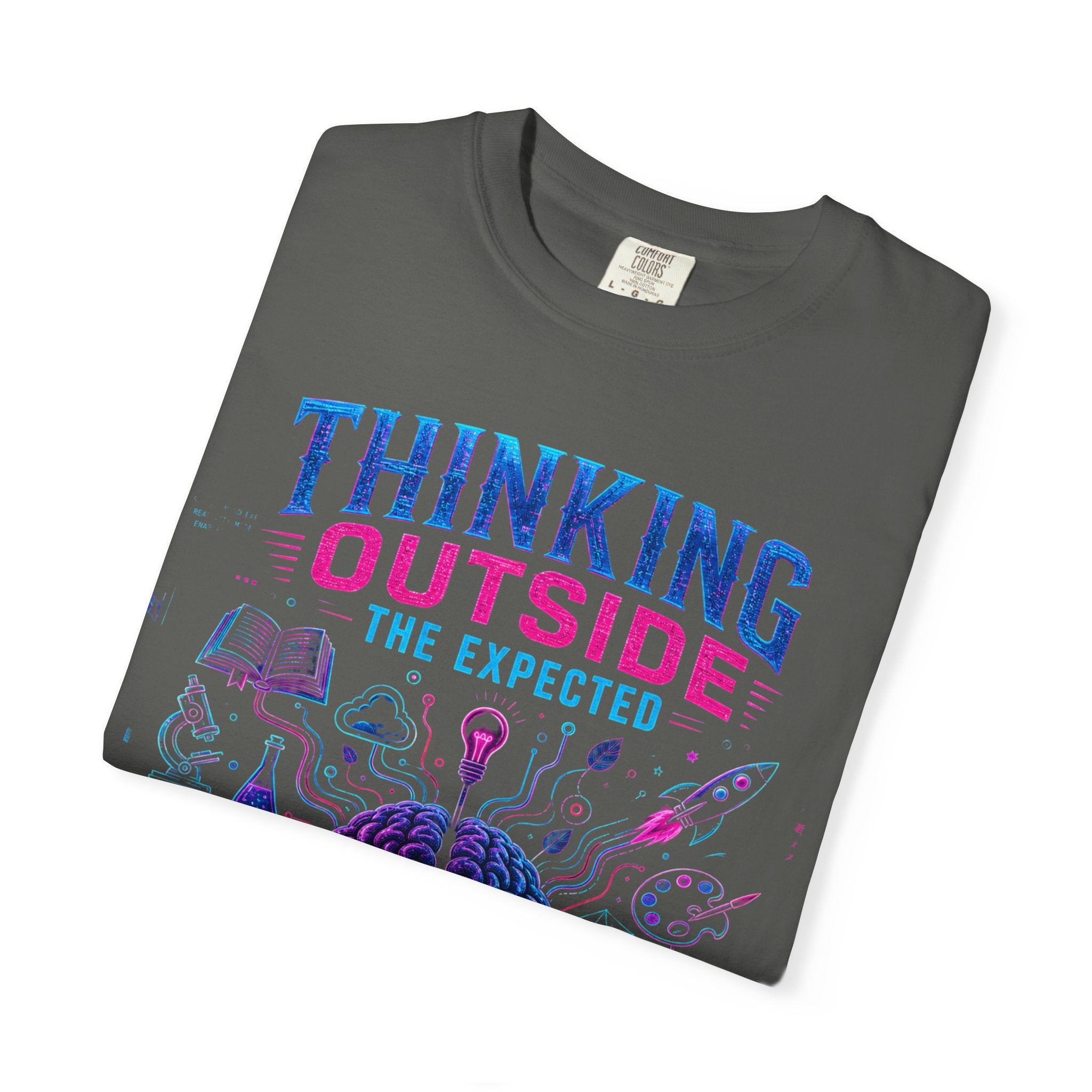 Thinking Outside the Expected T-Shirt — Creative Brain Graphic Tee
