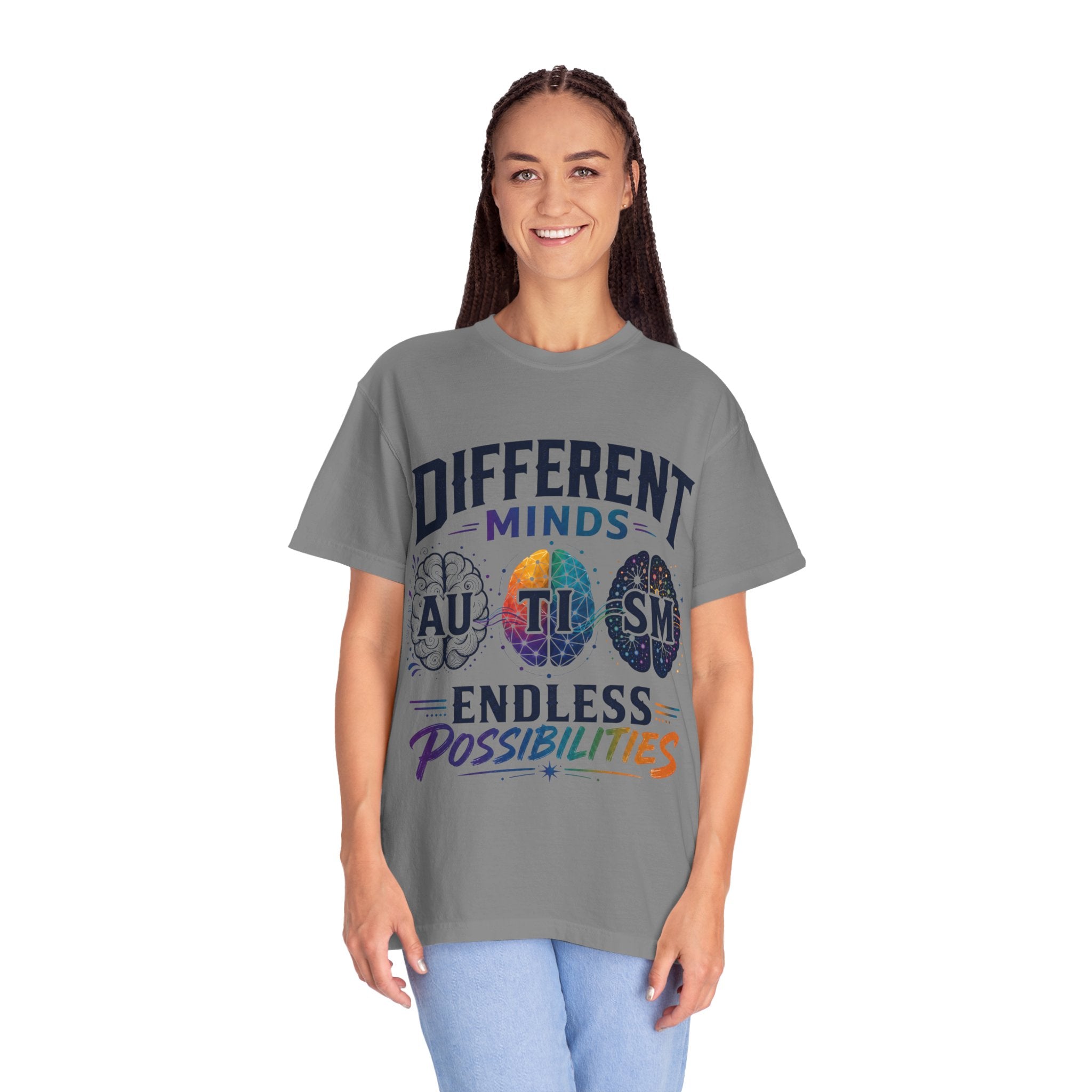 Autism Awareness T-Shirt — "Different Minds, Endless Possibilities"