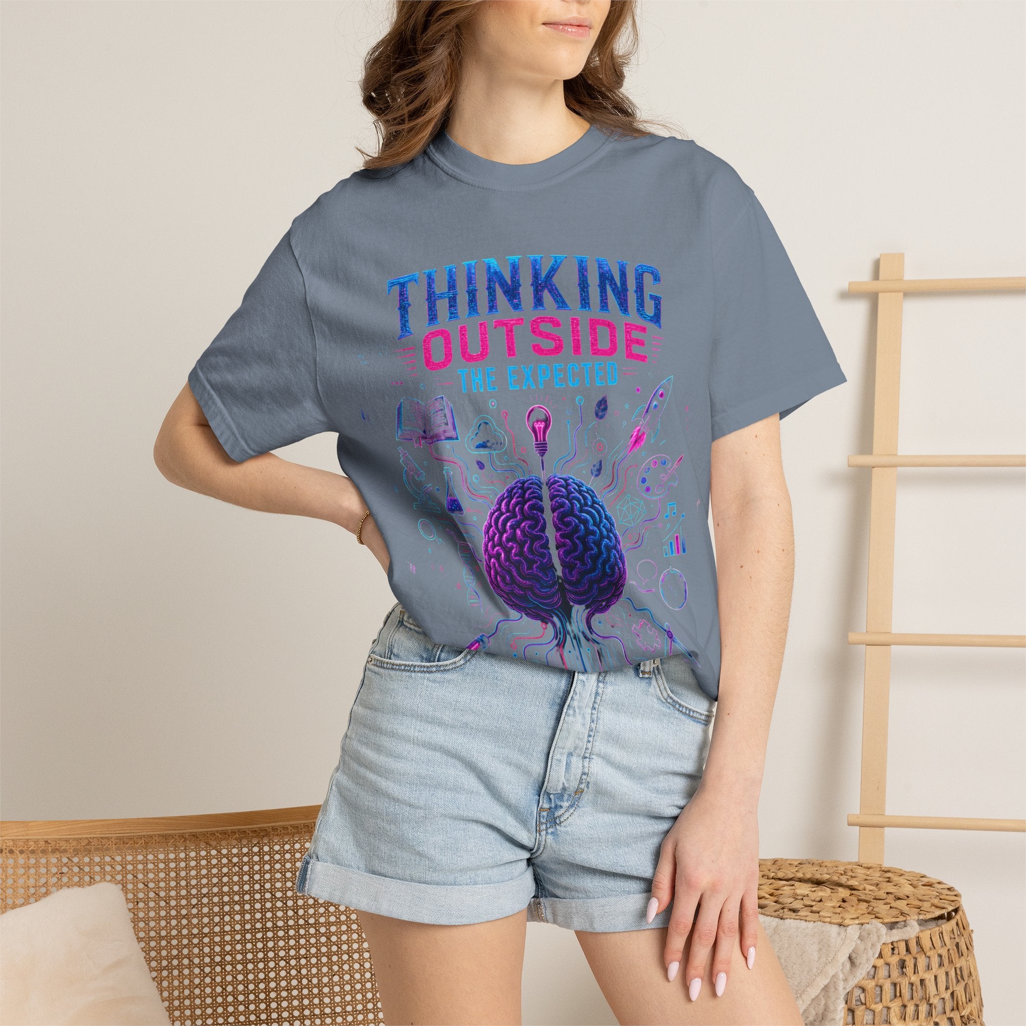 Thinking Outside the Expected T-Shirt — Creative Brain Graphic Tee