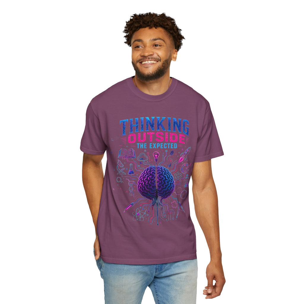 Thinking Outside the Expected T-Shirt — Creative Brain Graphic Tee