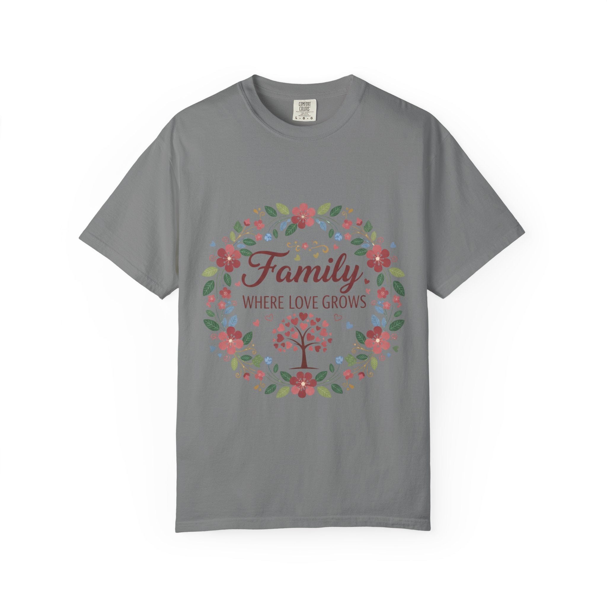 Family Where Love Grows T-Shirt