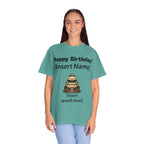 Birthday Cake Personalized T‑Shirt — "Happy Birthday! [Insert Name]" Customizable Tee